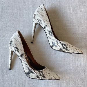 Steve Madden Snake Skin Pointed Heels